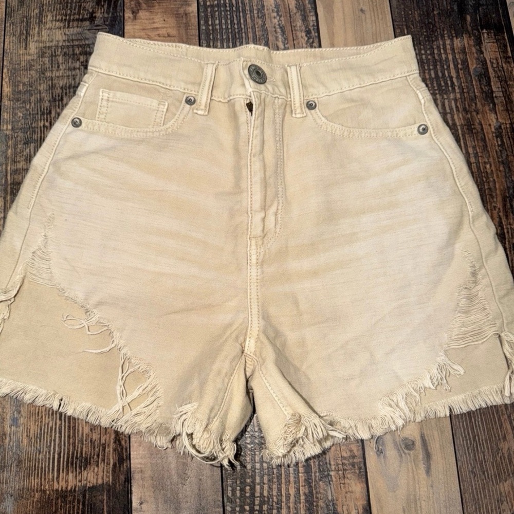American Eagle highest-rise mom shorts 00